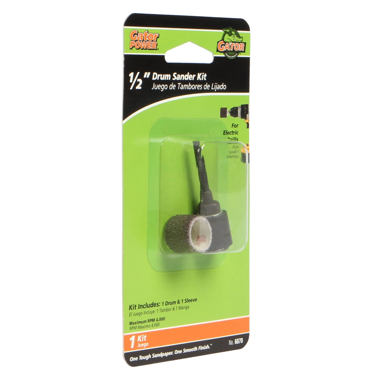 Drum Sander Kit, 1/2 x 1/2 In.