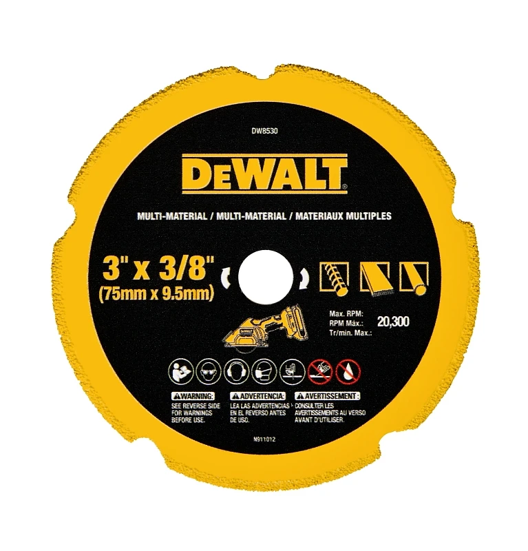 Diamond Cut Off Wheel, 3 In.