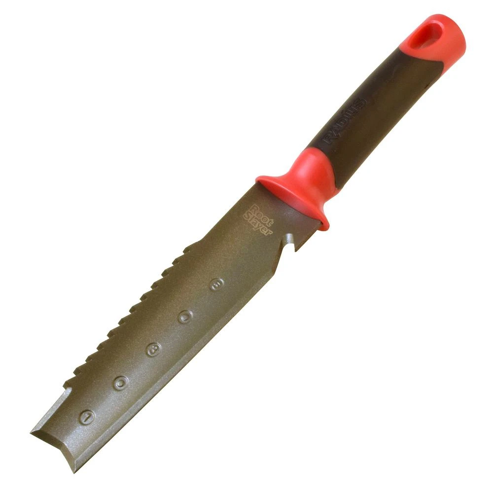 Soil/Root Knife, Inverted V Cutting Tip