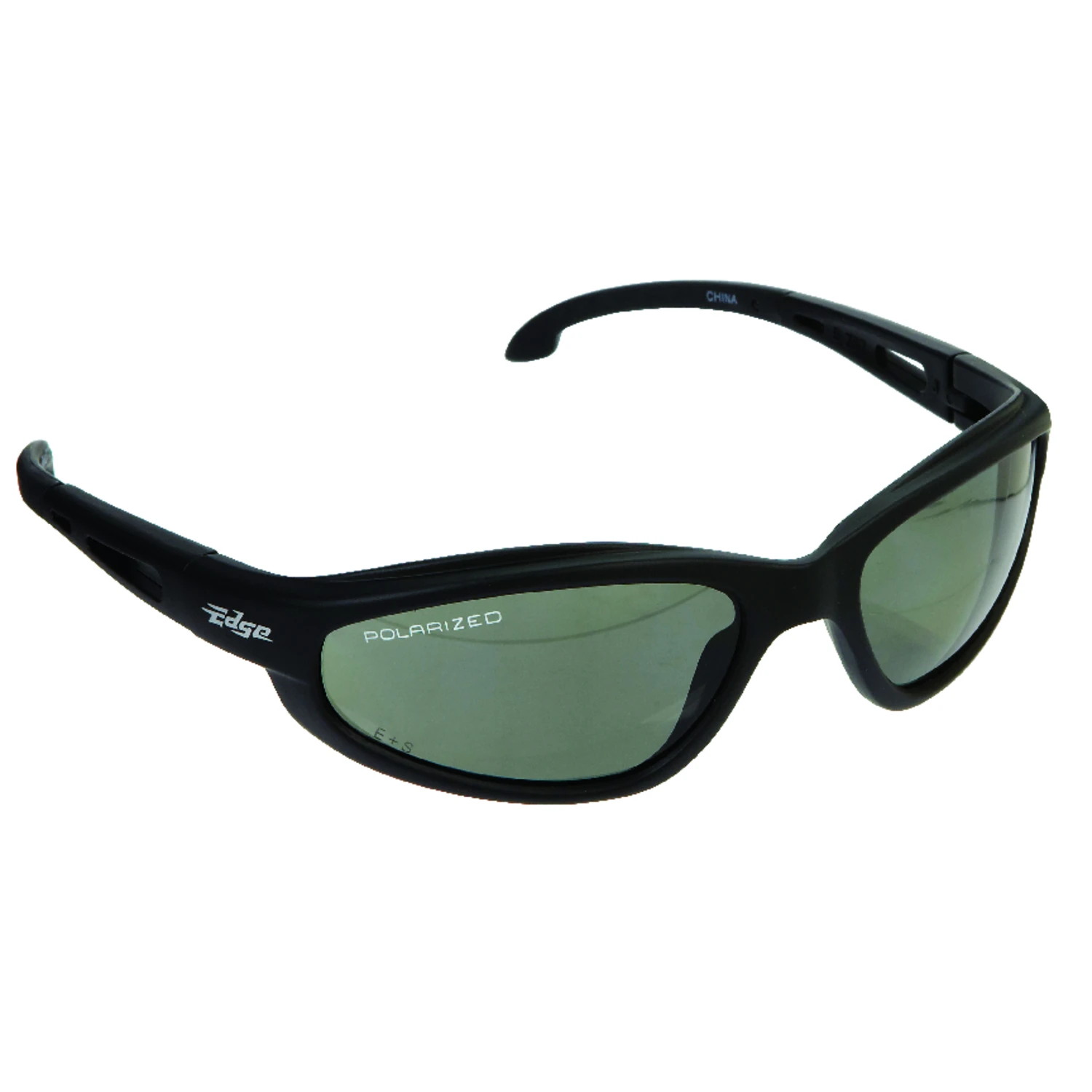 Dakura Polarized Safety Glasses Smoke Lens Black Frame Model Tsm216