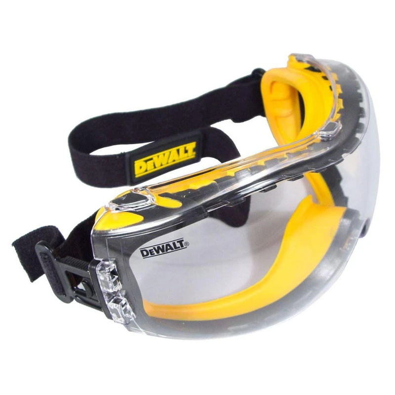 Concealer Protective Safety Goggles, Clear Anti-Fog Lens