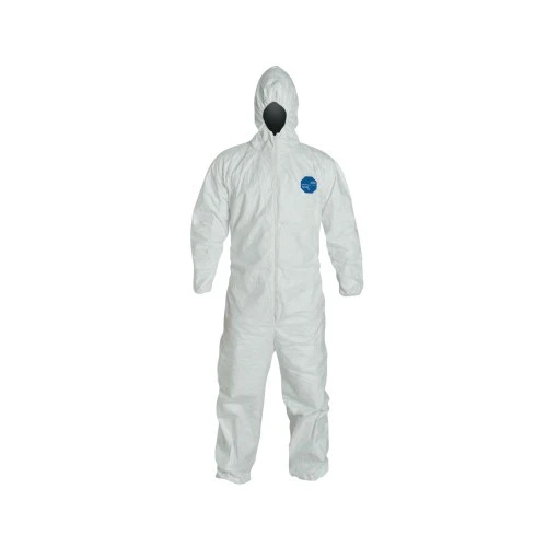 Disposable Coveralls, White, X-Large, 25-Pk.
