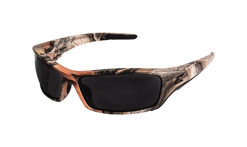 Edge Eyewear Reclus Safety Glasses Smoke Lens Camouflage Frame 1 pk