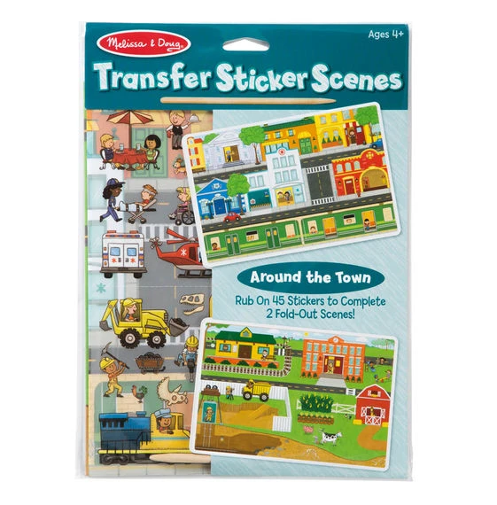 Transfer Sticker Set - Around The Town - Model 9530