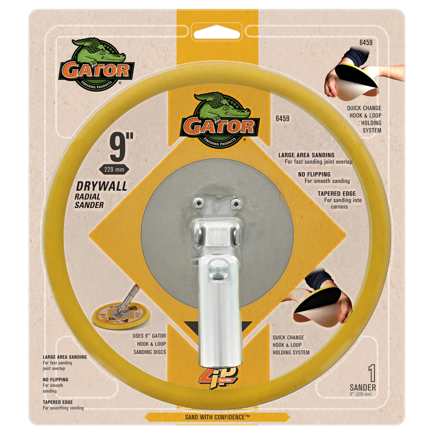 Radial Drywall Sander, 9 In.