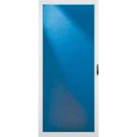 Springfield White Full-view Tempered Glass Storm Door 32-in X 81-in