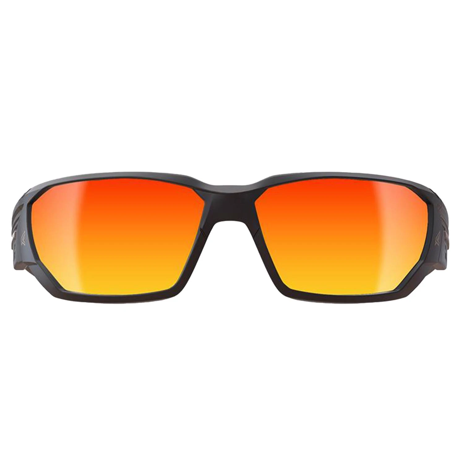 EDEXDAP419 Mirror Lens Dawson Sunglasses, Matte Black & Red
