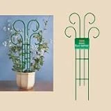 L515 Wren Scroll Pot Trellis - 24 Inch Tall X 10 Inch Wide