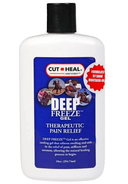 Deep Freeze Gel Therapeutic Pain Relief And Veterinary Liniment Gel, 10 Oz.