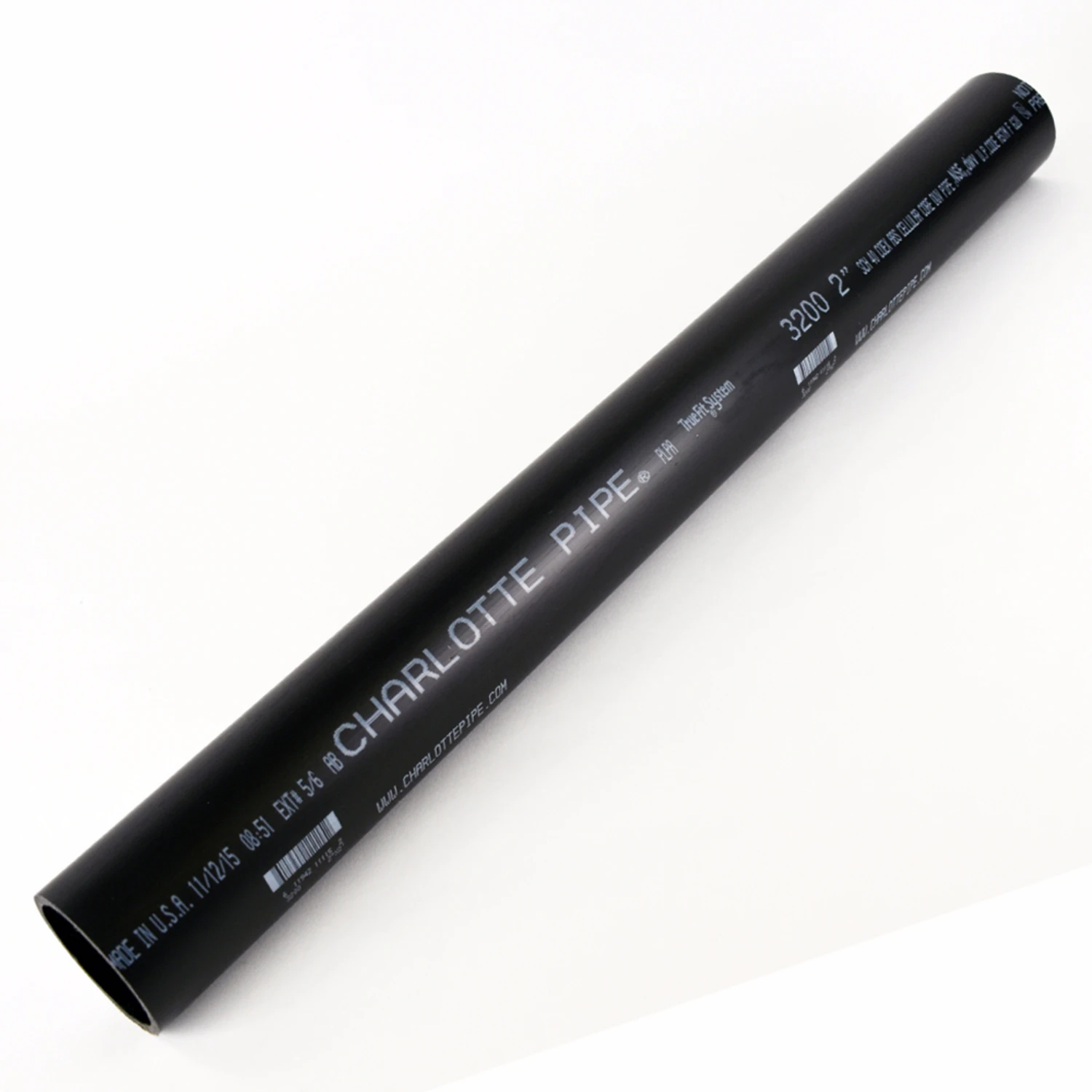 Schedule 40 ABS Pipe, Foam Core, 2 In. x 2 Ft
