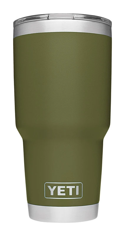 Rambler Olive Green Insulated Tumbler With Magslider Lid, 30 Oz.