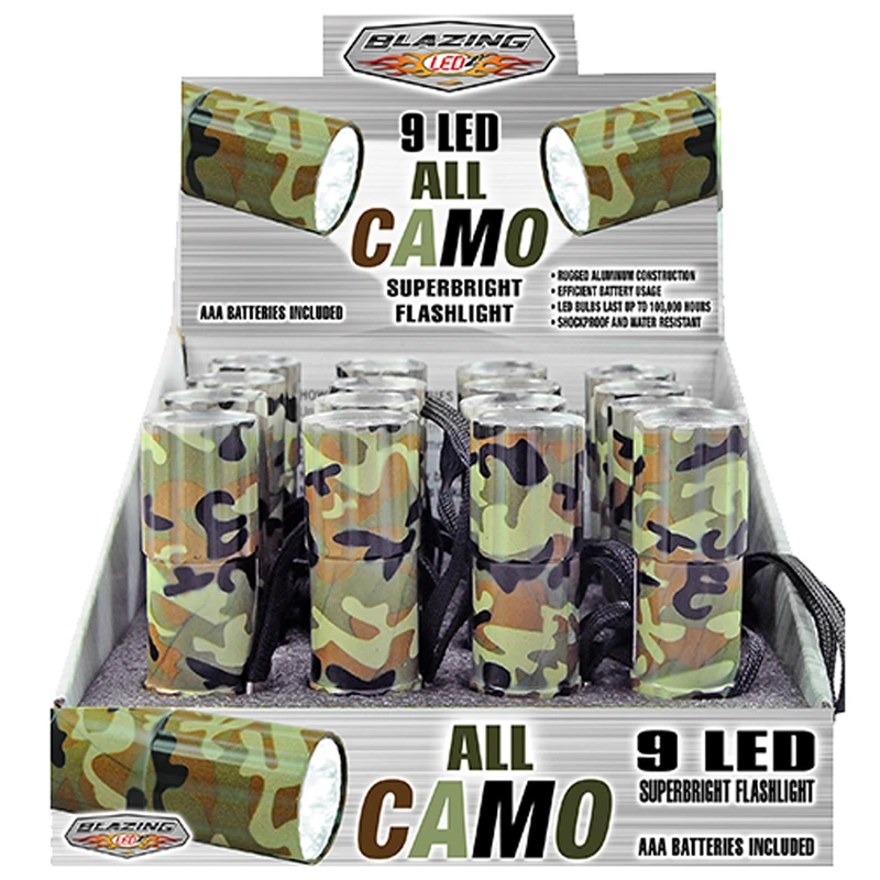 Shawshank LEDz Camouflage LED Flashlight AAA Battery