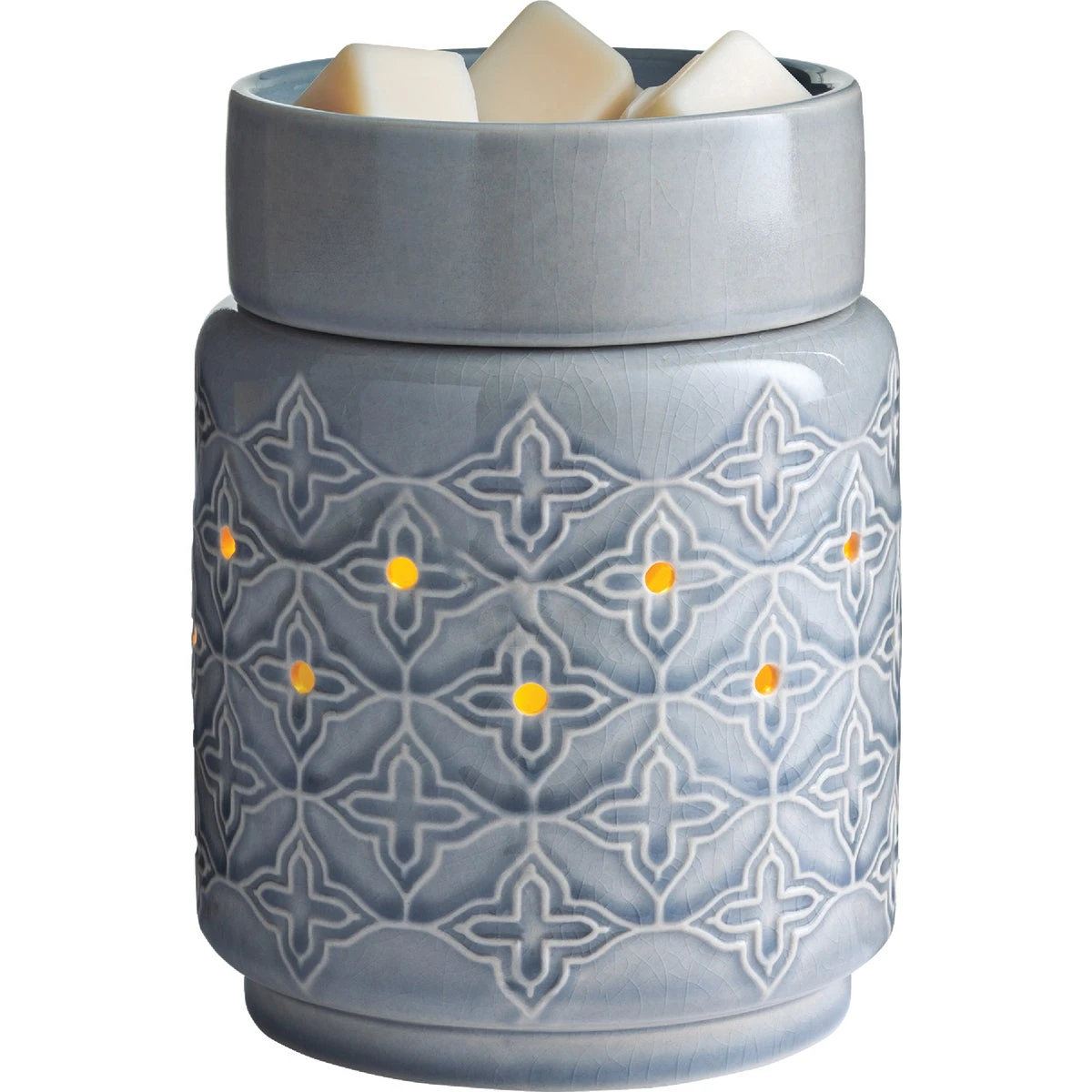 Illumination Fragrance Warmer - Classic Jasmine, Gray Ceramic