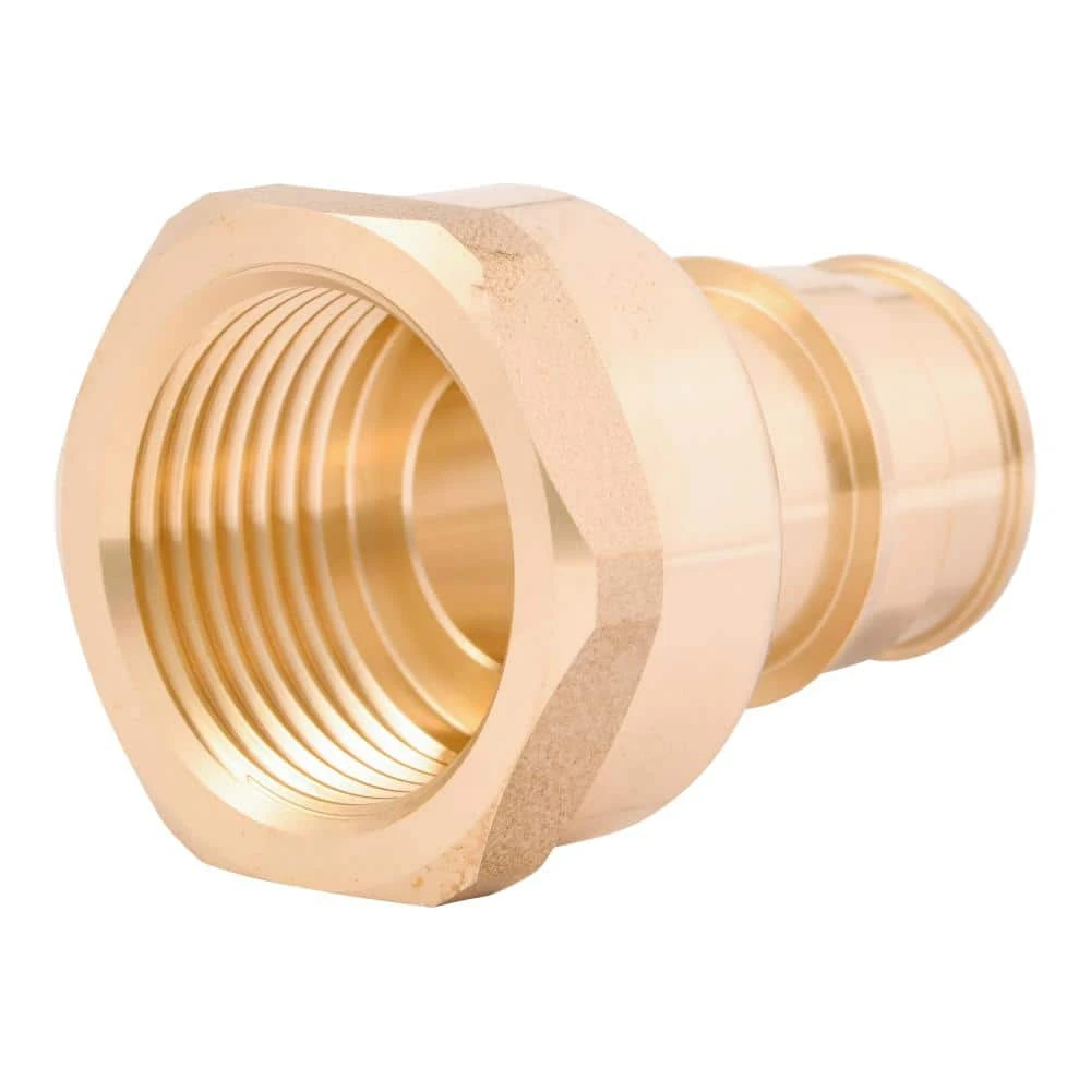 PEXA Brass Expansion Adapter, 3/4 PEXA x 3/4 In. FNPT