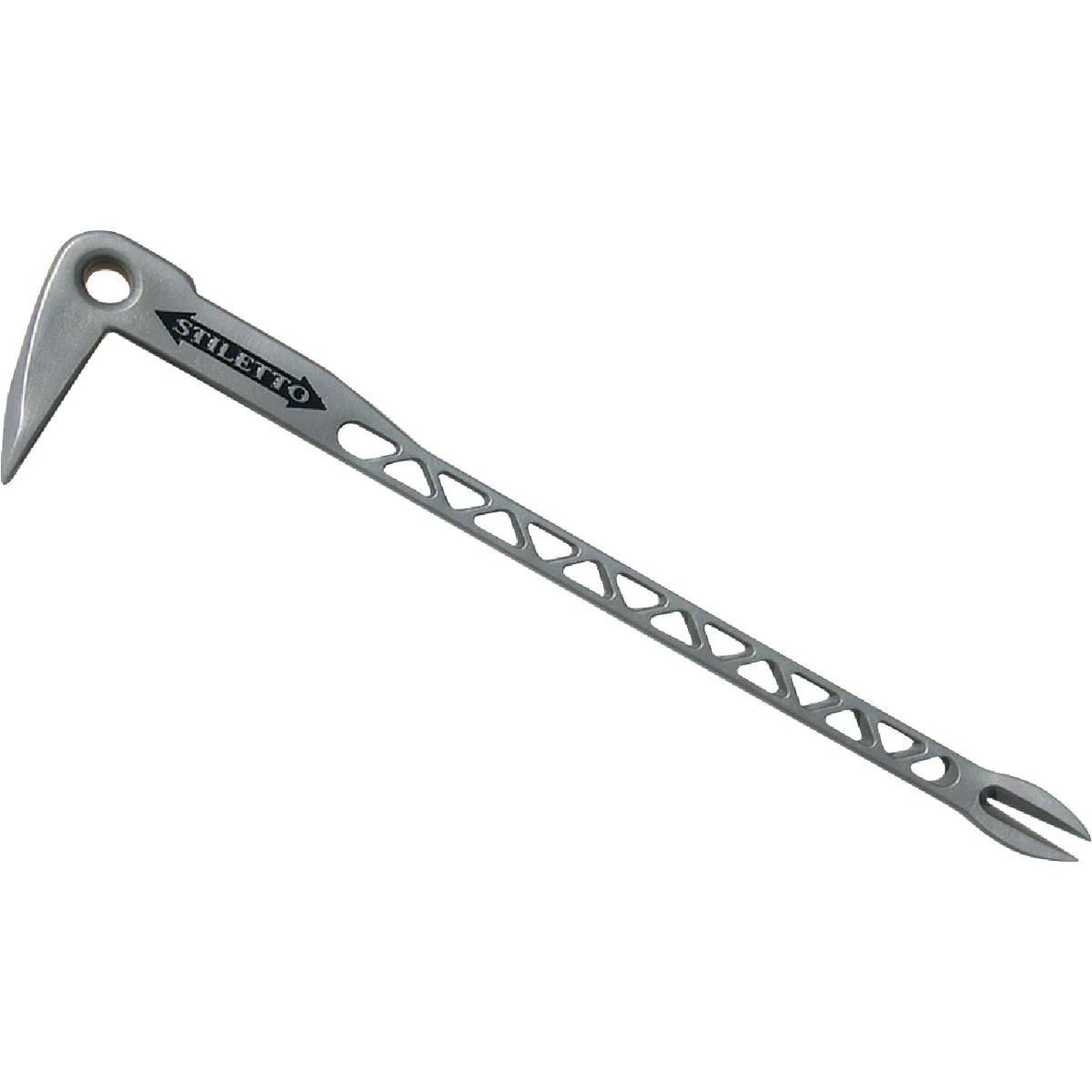 8 oz. 12 in. Titanium Clawbar Nail Puller with Dimpler