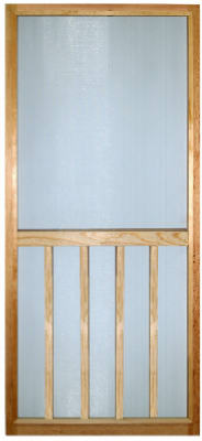 Wood Vertical Bar Screen Door, 2-ft. 8-in. X 6-ft. 8-in., Model 2868vert