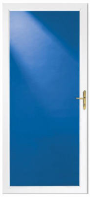 Classic 32 In. W X 80 In. H White Full View Aluminum Storm Door
