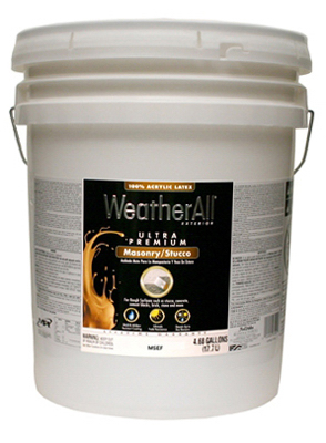5-gallon Flat Tint Base Masonry & Stucco Paint - Easycare Model Mseft-5g