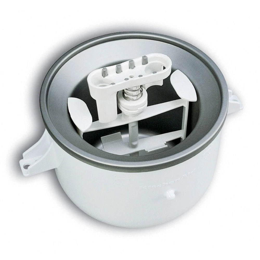 Metal Ice Cream Maker Attachment For Stand Mixers Ksmicm Kica0wh