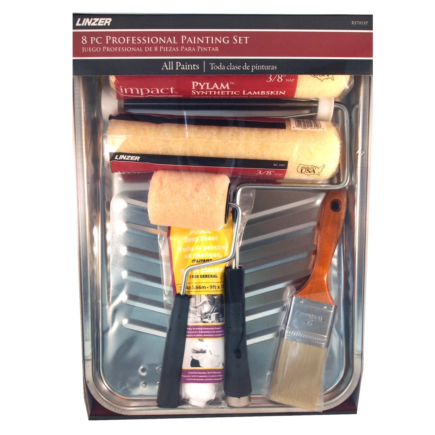 8-Piece Roller Tray Set