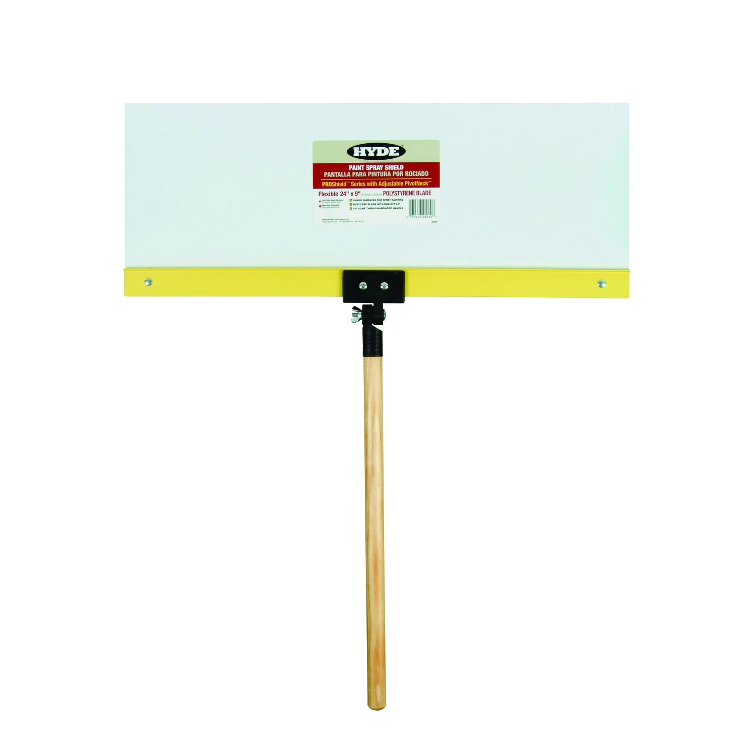 Pro Shield 9 In. W X 24 In. L Flexible Polystyrene Paint Shield With Handle