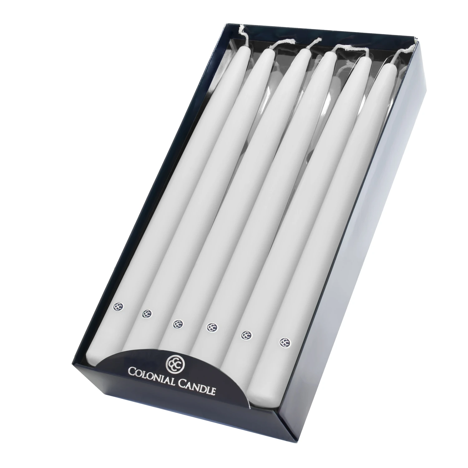 Taper Candle, White, 12 In., 12-Ct.