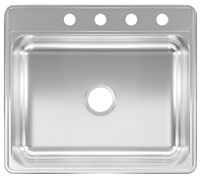 Kindred Stainless Steel Top Mount 25 In. W X 22 In. L One Bowl Kitchen Sink