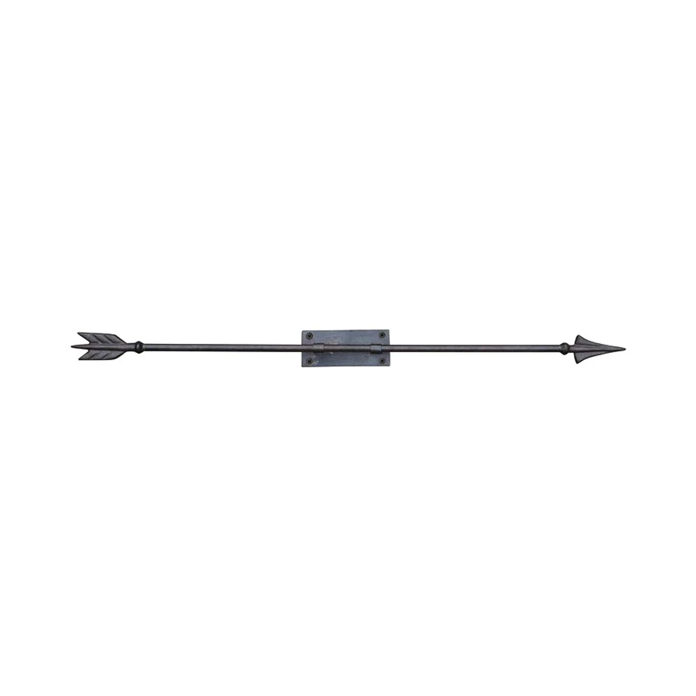 3.25 In. H X 28.25 In. W Black Metal Arrow Wall Sculpture By 3r Studios