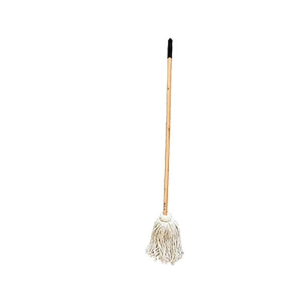Cotton Deck Mop, Wood Handle
