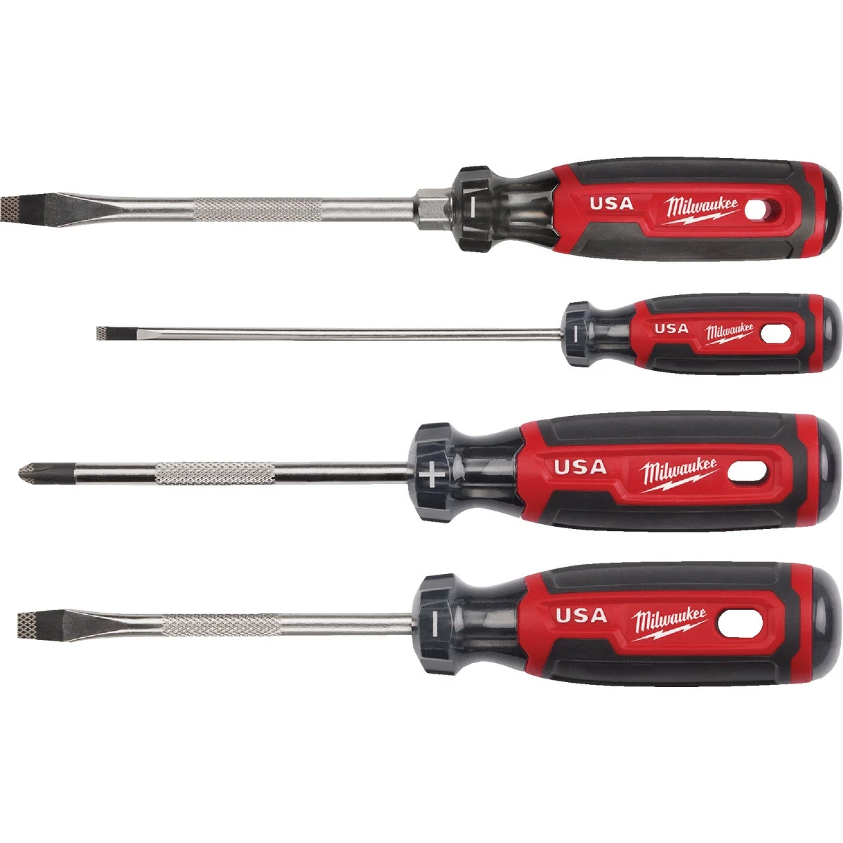 4-piece Cushion Grip Screwdriver Set (usa) - Model Mt200-4