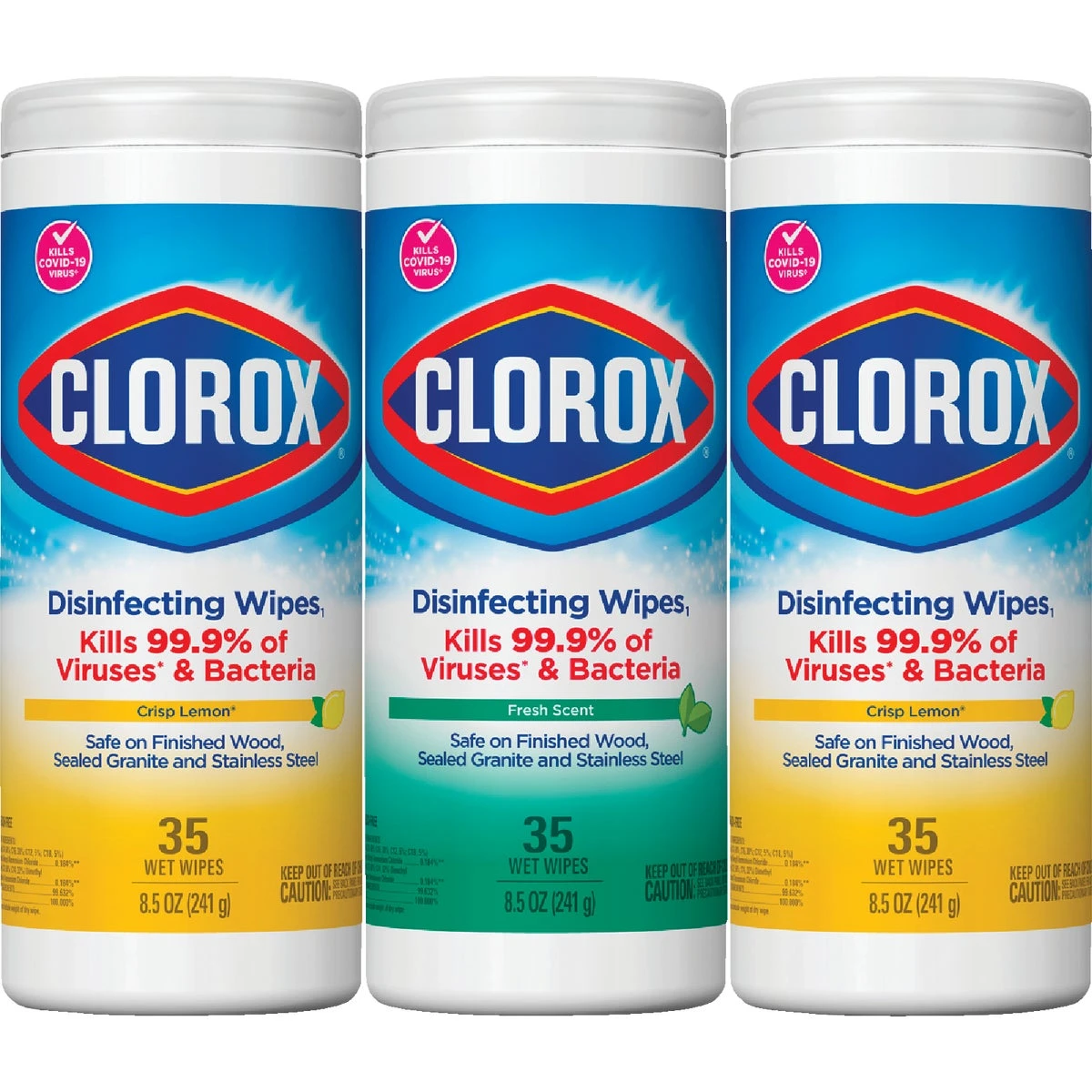 Disinfecting Wipes, 35-Ct. Each, 3-Pk.