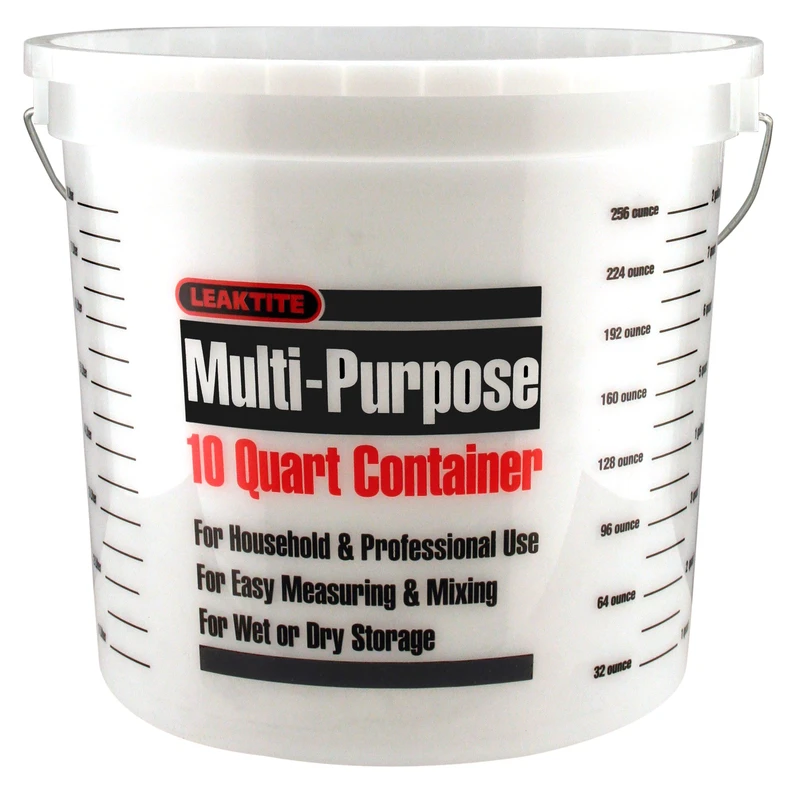 Multi Purpose Paint Pail, Clear, 10 Qt.