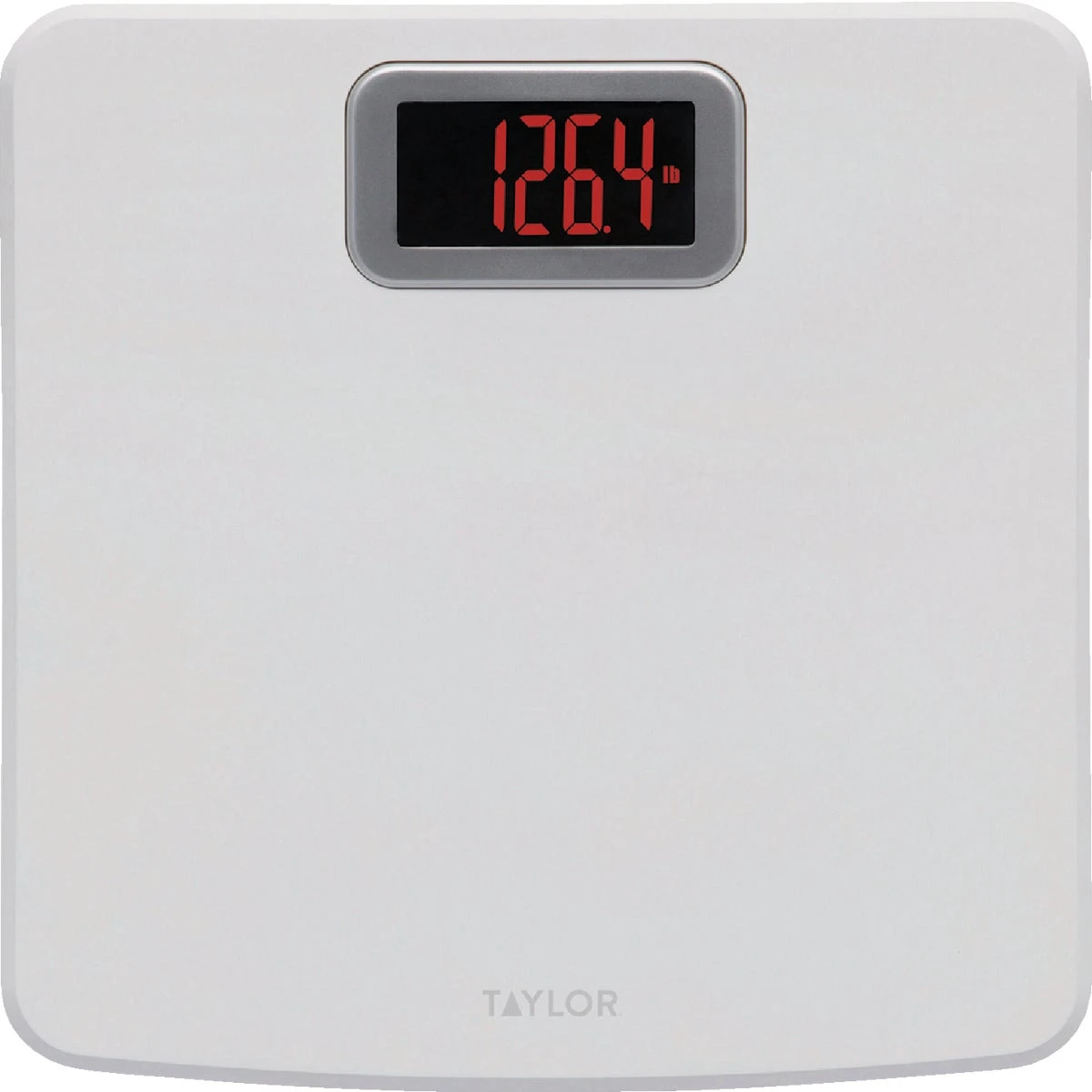 Digital Bath Scale, White, Red LED Display