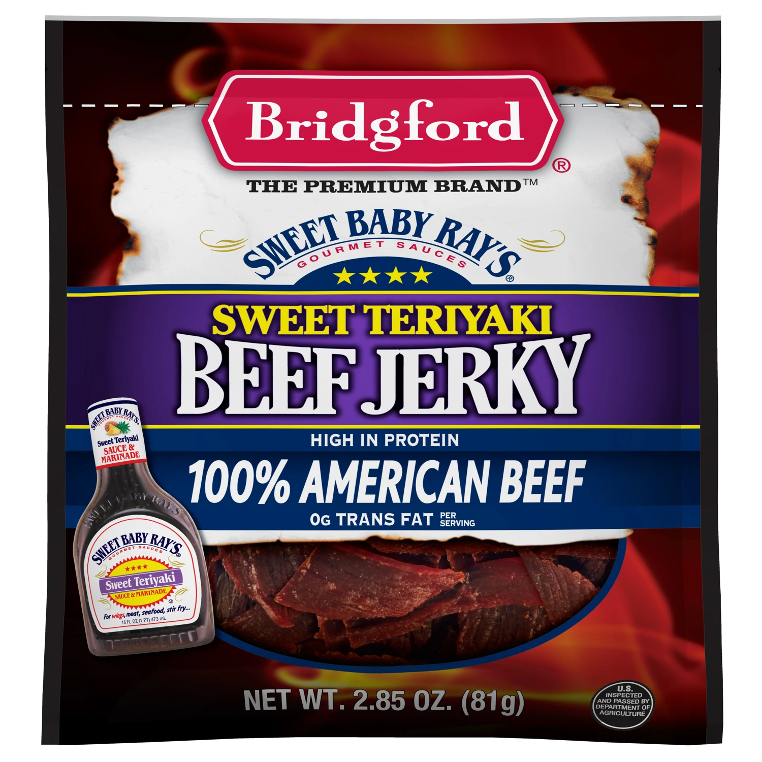 Sweet Teriyaki Beef Jerky, 2.85 oz.