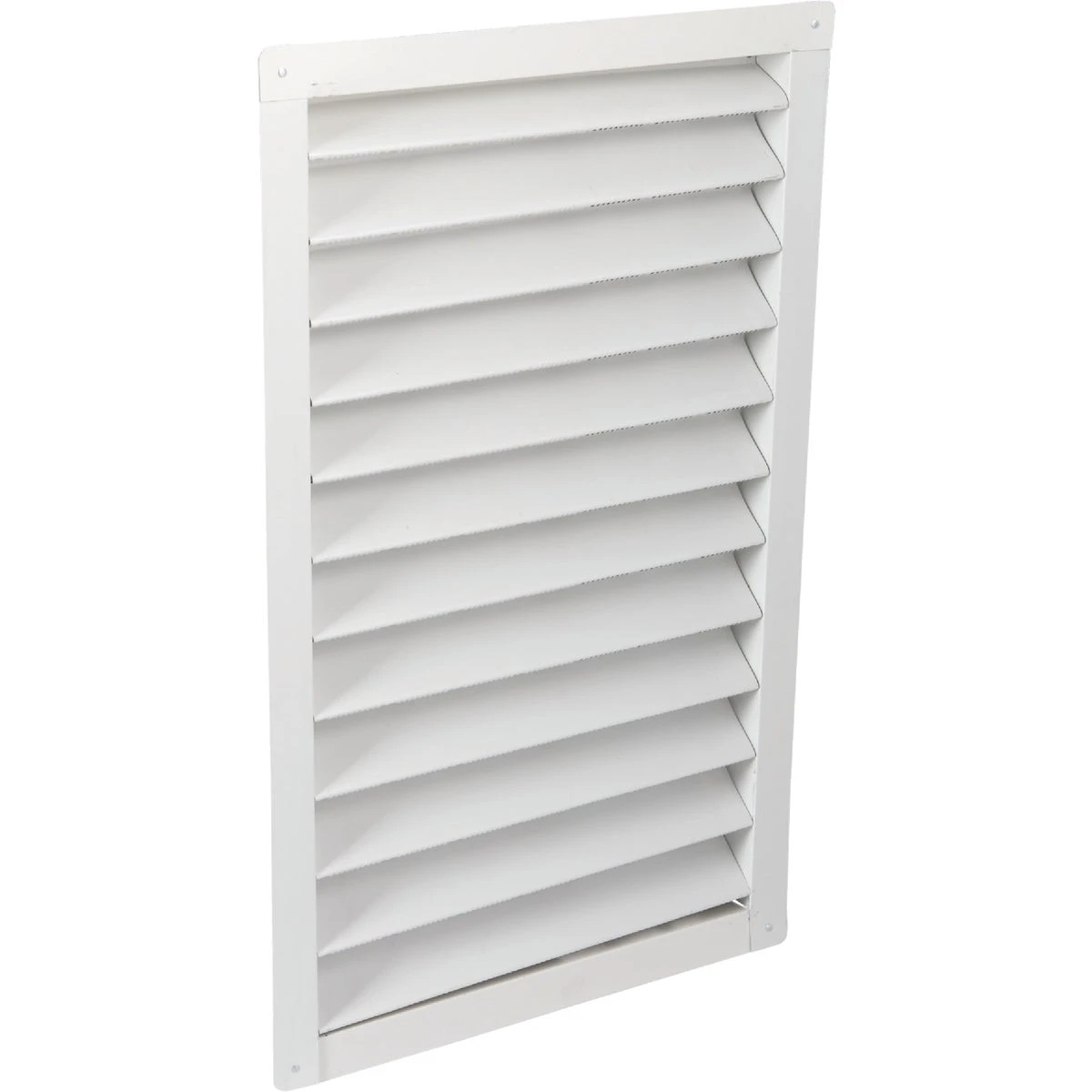 Aluminum Gable Louver Vent, White, 14 x 24 In.