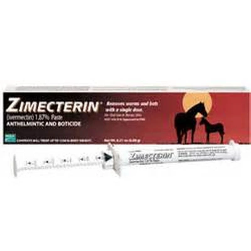 Zimecterin Equine Dewormer Paste, 0.21 Oz, Model 7096120