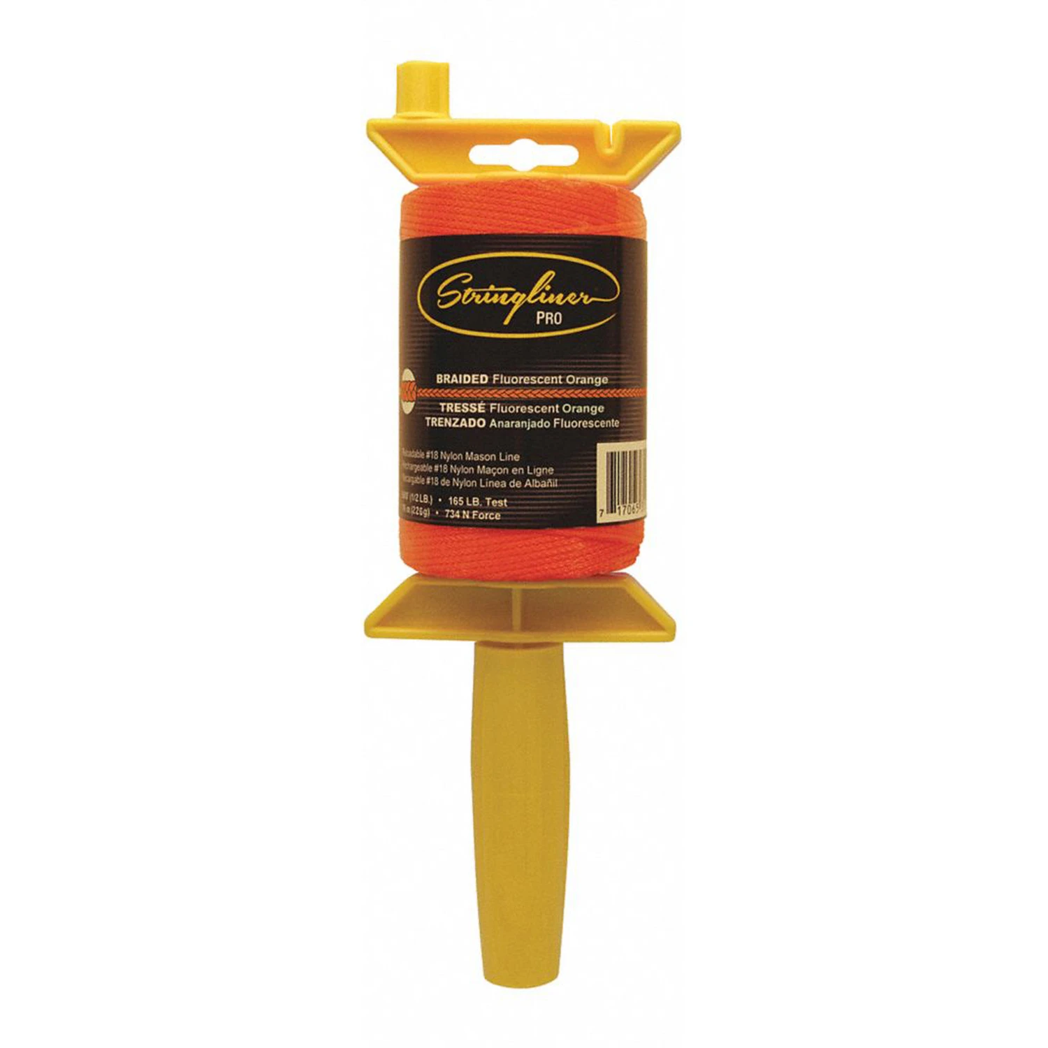 Pro Mason's Line 500 Ft. Fluorescent Orange Braided Nylon Reel