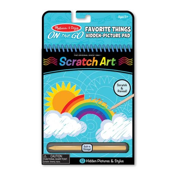 Favorite Things Hidden-picture Pad - Engaging Activity For Kids