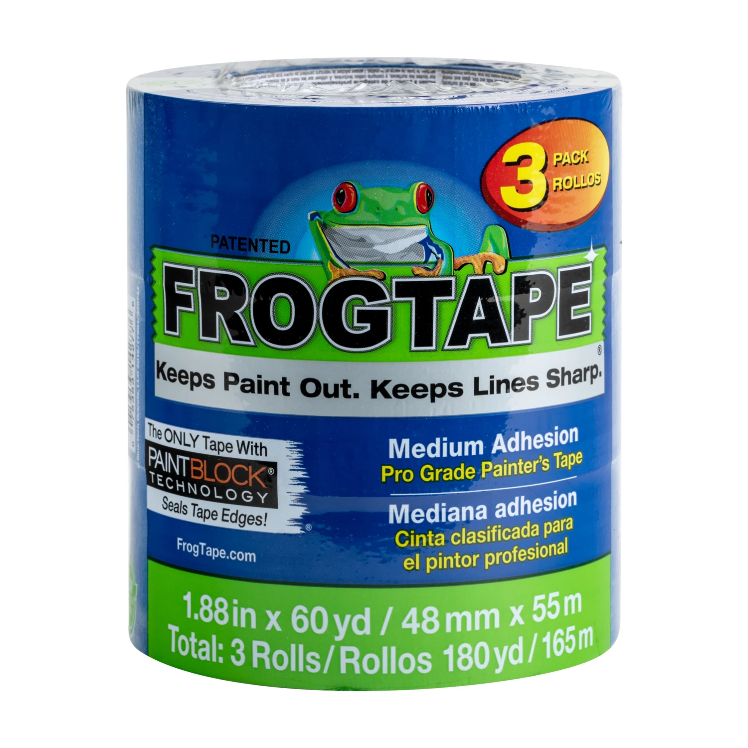 Pro Grade Painter's Tape, 1.88 In. x 60 Yd., 3-Pk.
