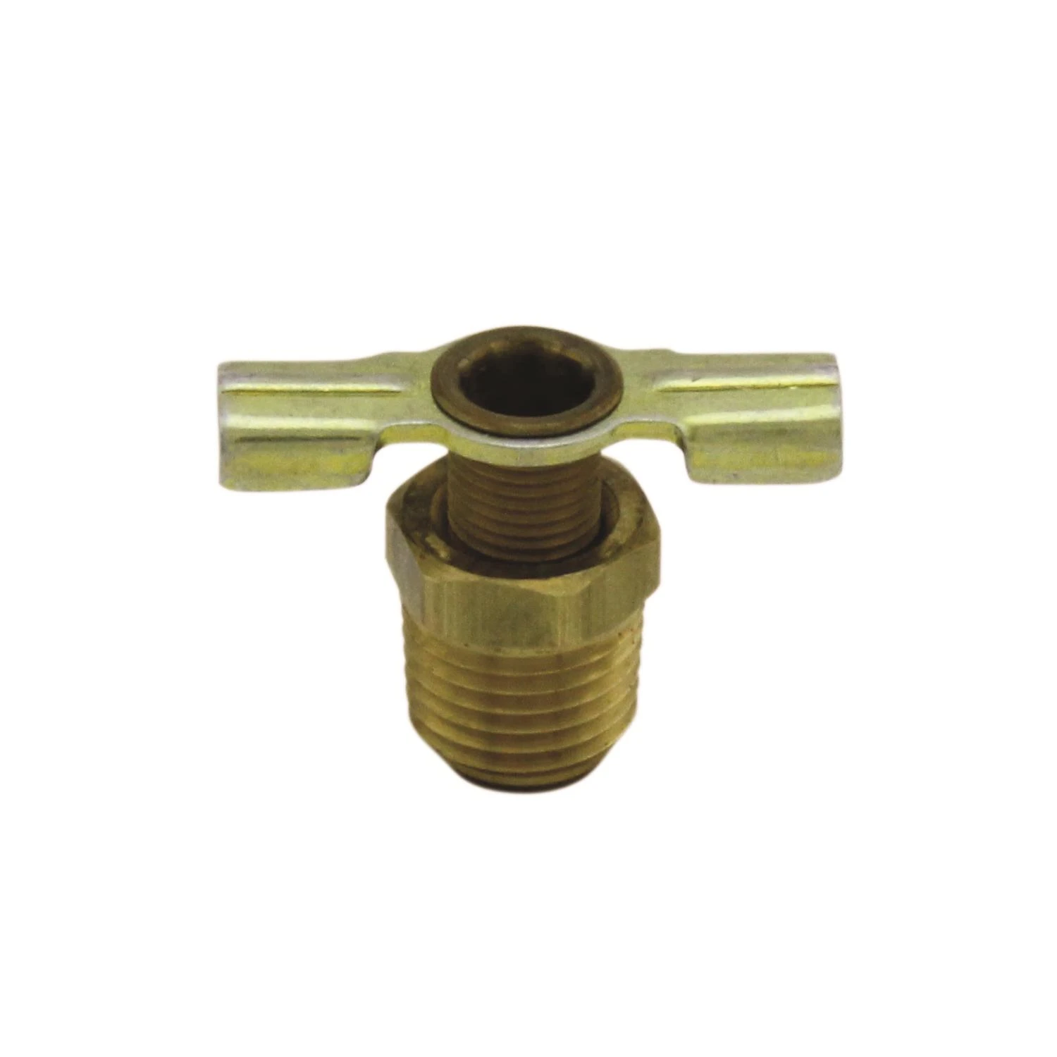 Air Compressor Tank Drain Cock,Brass, 1/4 In. NPT, 2-Pk.