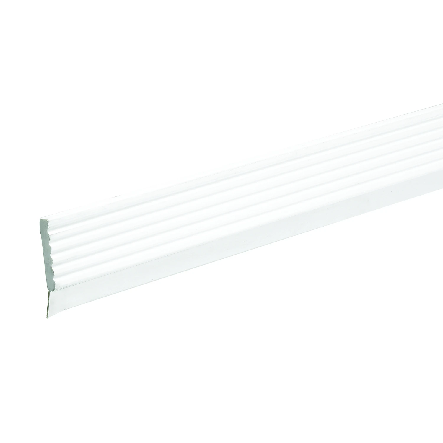 Garage Door Weatherseal, White, 3 In. x 9 Ft..