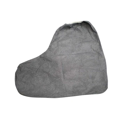 Boot Covers, Skid-Resistant, Gray, One Size, 100-Pk.