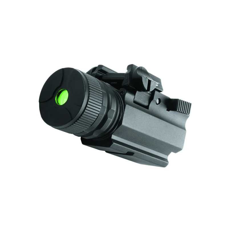 Adjustable 5mw 650nm Green Laser Sight For Rail-equipped Pistols And Long Guns