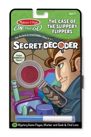 On The Go Secret Decoder - Case Of The Slippery Flippers Toy