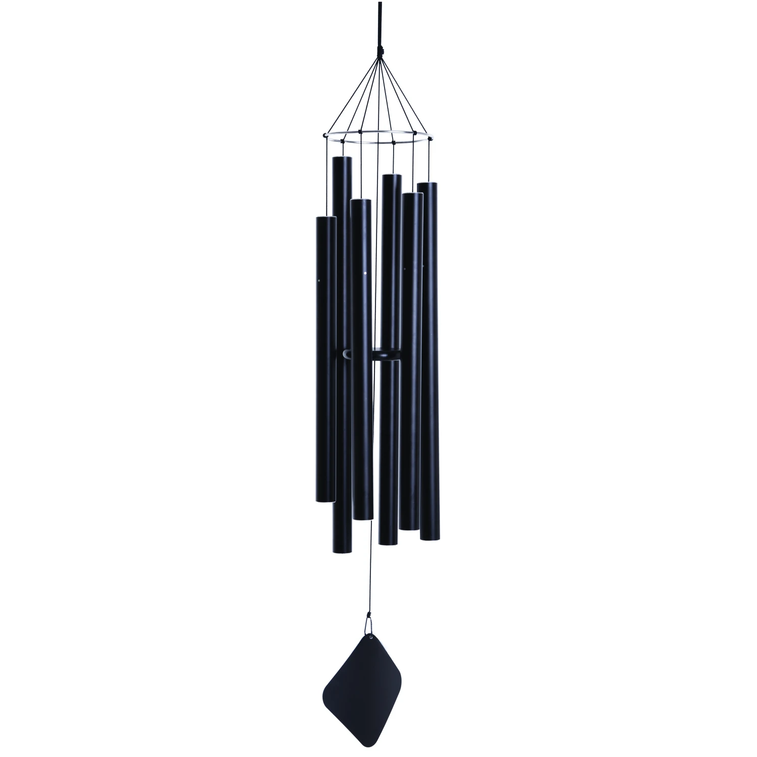 Mongolian Tenor Black Aluminum 60 Inch Wind Chime Model Mt
