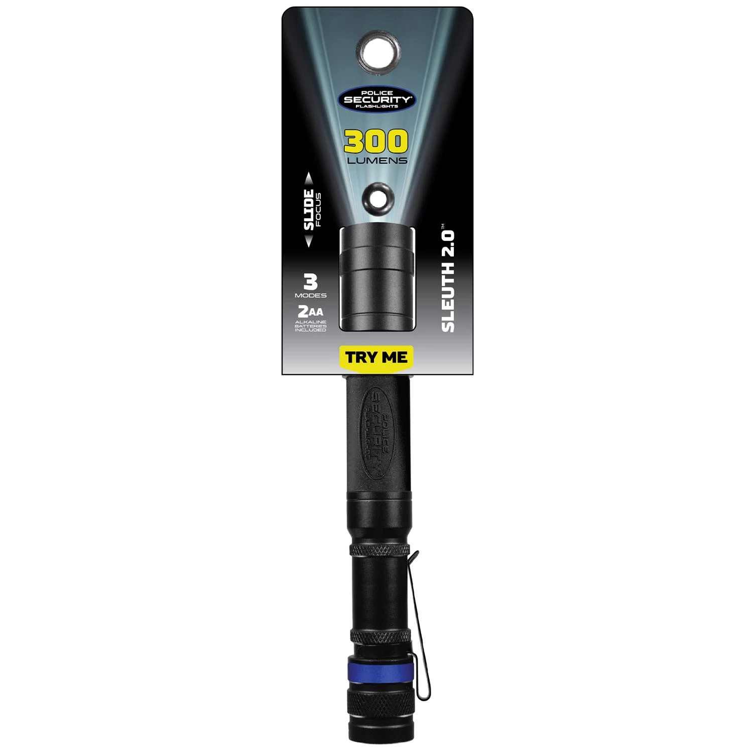 Sleuth 2.0 Flashlight, 3 Modes, 2 AA