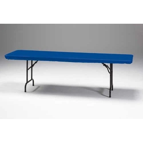 Stay-Put Table Cover, Royal Blue, 8 Ft.