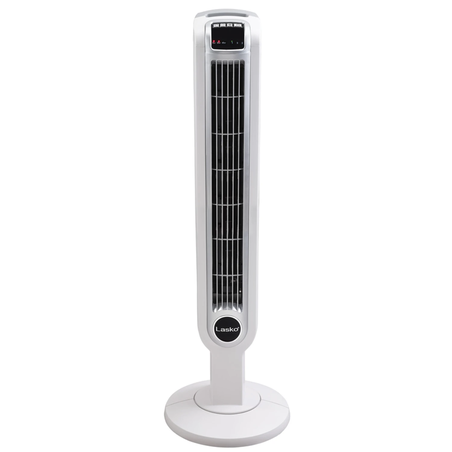 Oscillating Tower Fan, 3 Speeds, Remote Control, White, 36 In.
