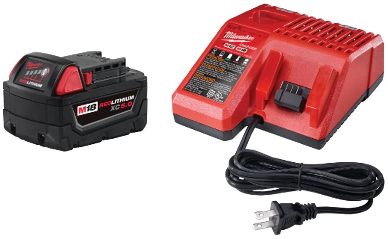 M18 Redlithium Xc 18 Volt Lithium-ion 5.0 Ah Battery And Charger Starter Kit