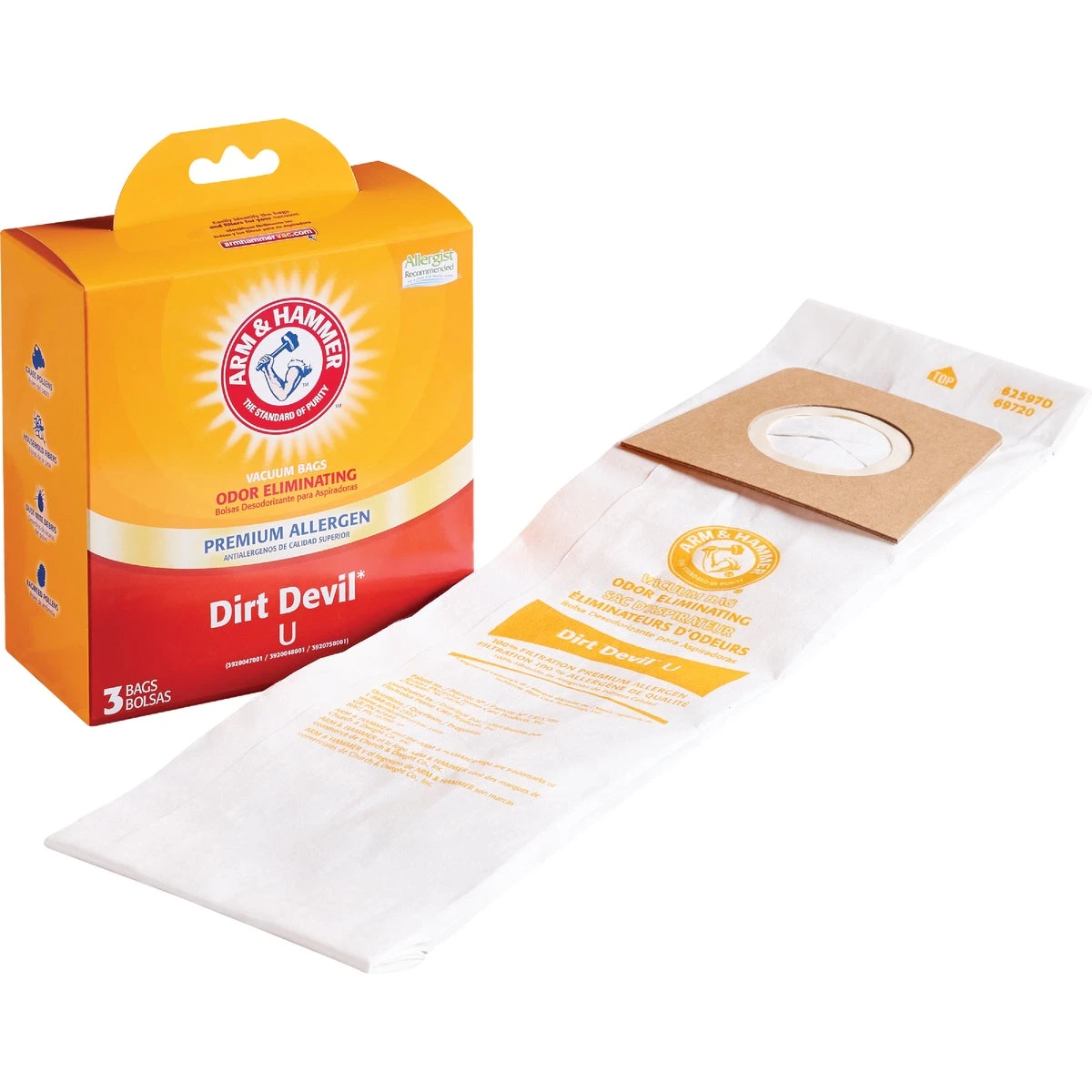 Arm & Hammer Electrolux Dirt Devil U Vacuum Cleaner Bag (3 Count) 62597GQ